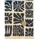 
  PAPIER TRANSFERT - FLEURS EN BOIS - NOIR - Papiers transfert - Cigale et Fourmi