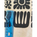 
  PAPIER TRANSFERT - FLEURS EN BOIS - NOIR - Papiers transfert - Cigale et Fourmi