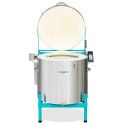 
  ECOTOP80S - 80 LITRES -1320°C + ST310 - MONOPHASE - Fours ROHDE série Ecotop - Cigale et Fourmi
