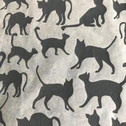 PAPIER TRANSFERT - CHATS - NOIR