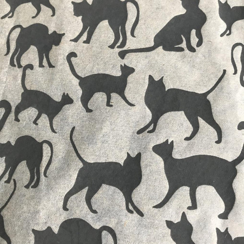 
  PAPIER TRANSFERT - CHATS - NOIR - Papiers transfert - Cigale et Fourmi