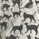 
  PAPIER TRANSFERT - CHATS - NOIR - Papiers transfert - Cigale et Fourmi