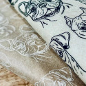 
  PAPIER TRANSFERT - CHIENS - NOIR - Papiers transfert - Cigale et Fourmi
