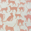 
  PAPIER TRANSFERT - CHATS - ROSE - Papiers transfert - Cigale et Fourmi