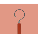 
  OUTIL DE FINITION TORTUGA - HOOK - ROUGE PAPRIKA - Tortuga Tools - Cigale et Fourmi