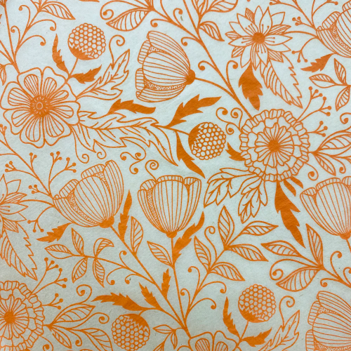 
  PAPIER TRANSFERT - GRIBOUILLIS FLORAL - Papiers transfert - Cigale et Fourmi