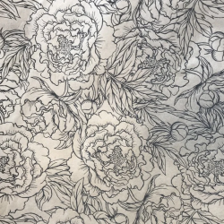 PAPIER TRANSFERT - PIVOINES