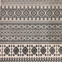 
  PAPIER TRANSFERT - MOTIFS INDIGENES - NOIR - Papiers transfert - Cigale et Fourmi