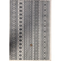 
  PAPIER TRANSFERT - MOTIFS INDIGENES - NOIR - Papiers transfert - Cigale et Fourmi
