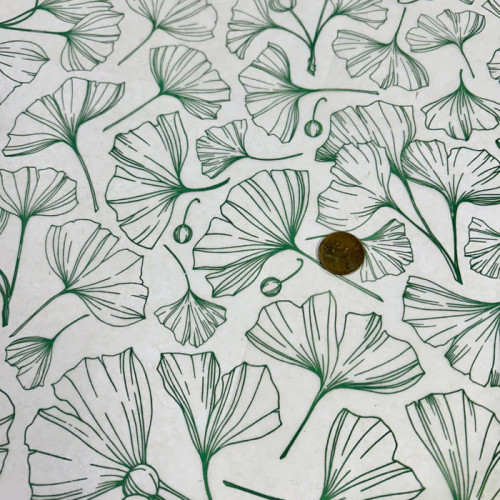 
  PAPIER TRANSFERT - BAIES DE GINKGO - VERT - Papiers transfert - Cigale et Fourmi