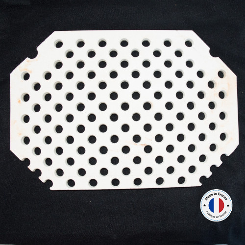 
  PLAQUE PERFOREE OCTOGONALE - 1300°C - 360 X 250 X 15 - Plaques réfractaires - Cigale et Fourmi