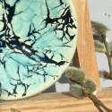 
  EMAIL PREPARE BLEU TURQUOISE CRAQUELE BRILLANT - 800 ml - Émaux faïence liquides  BOTZ 1020°C - 1060°C - Cigale et Fourmi