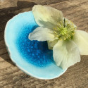 
  EMAIL PREPARE BLEU TURQUOISE CRAQUELE BRILLANT - 800 ml - Émaux faïence liquides  BOTZ 1020°C - 1060°C - Cigale et Fourmi
