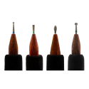 
  SGRAFFITO - SET DE 3 OUTILS DIAMANT L1 - L2 - L3 - L4 - Outils de Sculpture et  de Découpe - Cigale et Fourmi