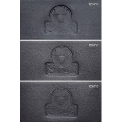 PORCELAINE NOIRE LISSE - BLACK ICE -  5 Kg