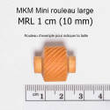 
  MINI ROULEAU A POIGNEE 1 CM - DEBOSSED FLOWER PATTERN - Tampons & rouleaux - Cigale et Fourmi