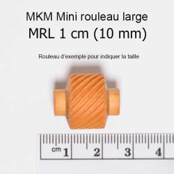 MINI ROULEAU A POIGNEE 1 CM - EMBOSSED FLOWER PATTERN