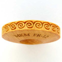 
  ROULEAU A DOIGTS 8 MM - GREEK KEY ROUND SPIRAL - Tampons & rouleaux - Cigale et Fourmi