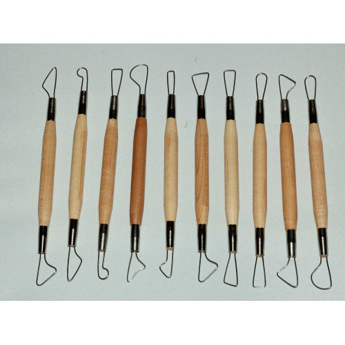 
  KIT DE 10 MIRETTES FIL ROND - PM - 15 cm - mirette poterie - Cigale et Fourmi
  