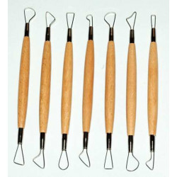 KIT DE 7 MIRETTES BORDS COUPANTS 20 cm