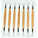 
  KIT DE 7 MIRETTES BORDS COUPANTS 20 cm - mirette poterie - Cigale et Fourmi
  