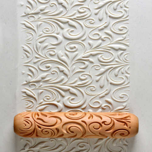 
  ROULEAU A MAIN 12 CM - FLORAL FUN - Tampons & rouleaux - Cigale et Fourmi