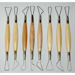 KIT DE 8 MIRETTES FIL ROND - GM 20 cm