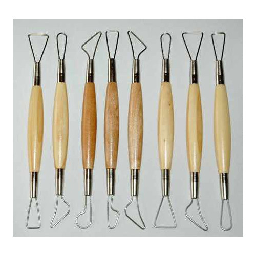 
  KIT DE 8 MIRETTES FIL ROND - GM 20 cm - mirette poterie - Cigale et Fourmi
  