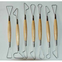 KIT DE 7 MIRETTES FIL ROND - GM 25 cm