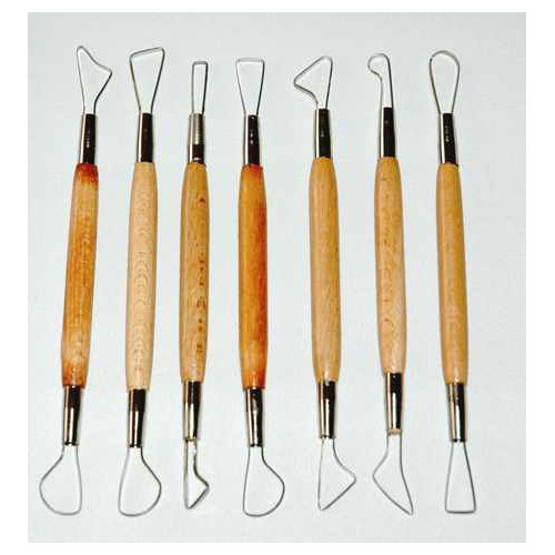 
  KIT DE 7 MIRETTES BORDS COUPANT-PM-15 cm - mirette poterie - Cigale et Fourmi
  