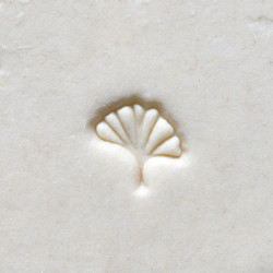 TAMPON ROND 1 CM - GINKGO LEAF