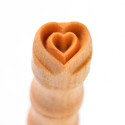 
  TAMPON ROND 1 CM - HEART IN HEART - Tampons & rouleaux - Cigale et Fourmi
