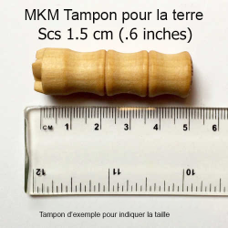 TAMPON ROND 1,5 CM - DOG PAW