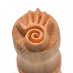 TAMPON ROND 1,5 CM - HAND WITH SPIRAL