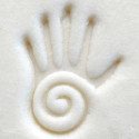 
  TAMPON ROND 1,5 CM - HAND WITH SPIRAL - Tampons & rouleaux - Cigale et Fourmi