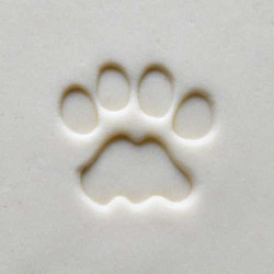 TAMPON ROND 2,5 CM - CAT PAW PRINT