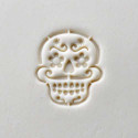
  TAMPON ROND 4 CM - DAY OF THE DEAD SKULL - Tampons & rouleaux - Cigale et Fourmi