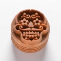 
  TAMPON ROND 4 CM - DAY OF THE DEAD SKULL - Tampons & rouleaux - Cigale et Fourmi