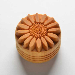 TAMPON ROND 4 CM - SUNFLOWER 2