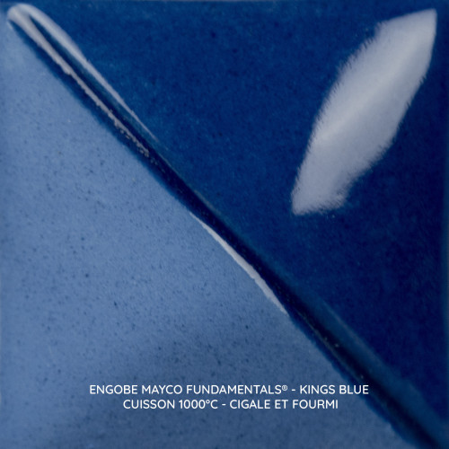 
  ENGOBE MAYCO FUNDAMENTALS - KINGS BLUE - 118 ml - Engobe liquide MAYCO FUNDAMENTALS® UNDERGLAZES 1000°C - 1280°C - Cigale et Fourmi