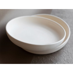 BISCUIT FAIENCE - ASSIETTE CREUSE Ø 21 cm