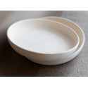
  BISCUIT FAIENCE - ASSIETTE CREUSE Ø 21 cm - Arts de la table - Cigale et Fourmi