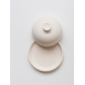 
  BISCUIT FAIENCE - BEURRIER ROND Ø 13 cm - Arts de la table - Cigale et Fourmi
