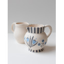
  BISCUIT FAIENCE - PICHET BOULE - Arts de la table - Cigale et Fourmi