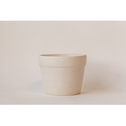 BISCUIT FAIENCE - POT DE PLANTE L