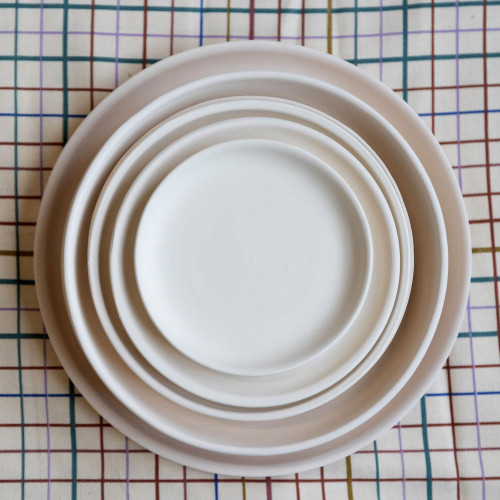 
  BISCUIT FAIENCE - TRES PETITE ASSIETTE PLATE Ø 13 cm - Arts de la table - Cigale et Fourmi