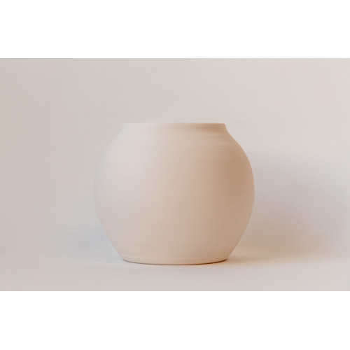 
  BISCUIT FAIENCE - VASE BOULE M - Décoration d'intérieur - Cigale et Fourmi