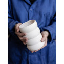
  BISCUIT FAIENCE - VASE MICHELINE - Décoration d'intérieur - Cigale et Fourmi