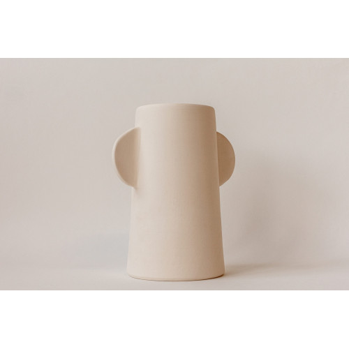 
  BISCUIT FAIENCE - VASE OREILLE - Décoration d'intérieur - Cigale et Fourmi