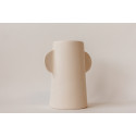 
  BISCUIT FAIENCE - VASE OREILLE - Décoration d'intérieur - Cigale et Fourmi